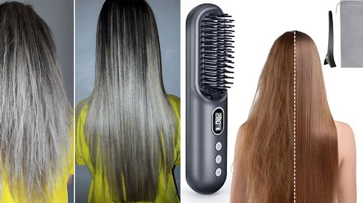 Resultado de cabelo com LissPower sem fio